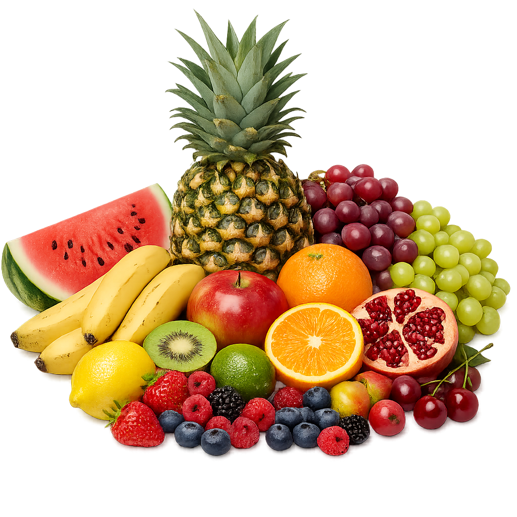 Exports page preview with fresh produce for international supply