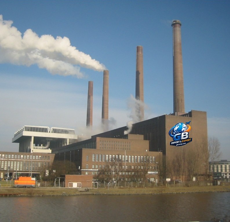 Industrial equipment in modern manufacturing facility